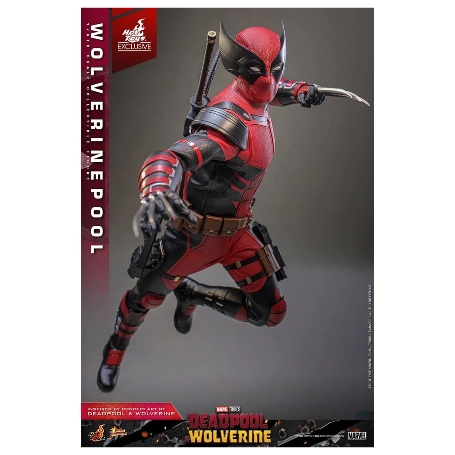 Deadpool & Wolverine Movie Masterpiece figurină de acțiune 1/6 Wolverinepool 31 cm poza produsului