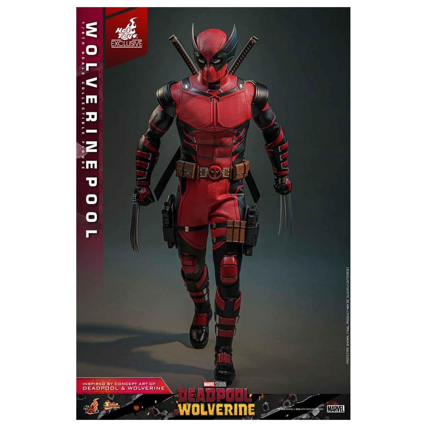 Deadpool & Wolverine Movie Masterpiece figurină de acțiune 1/6 Wolverinepool 31 cm poza produsului