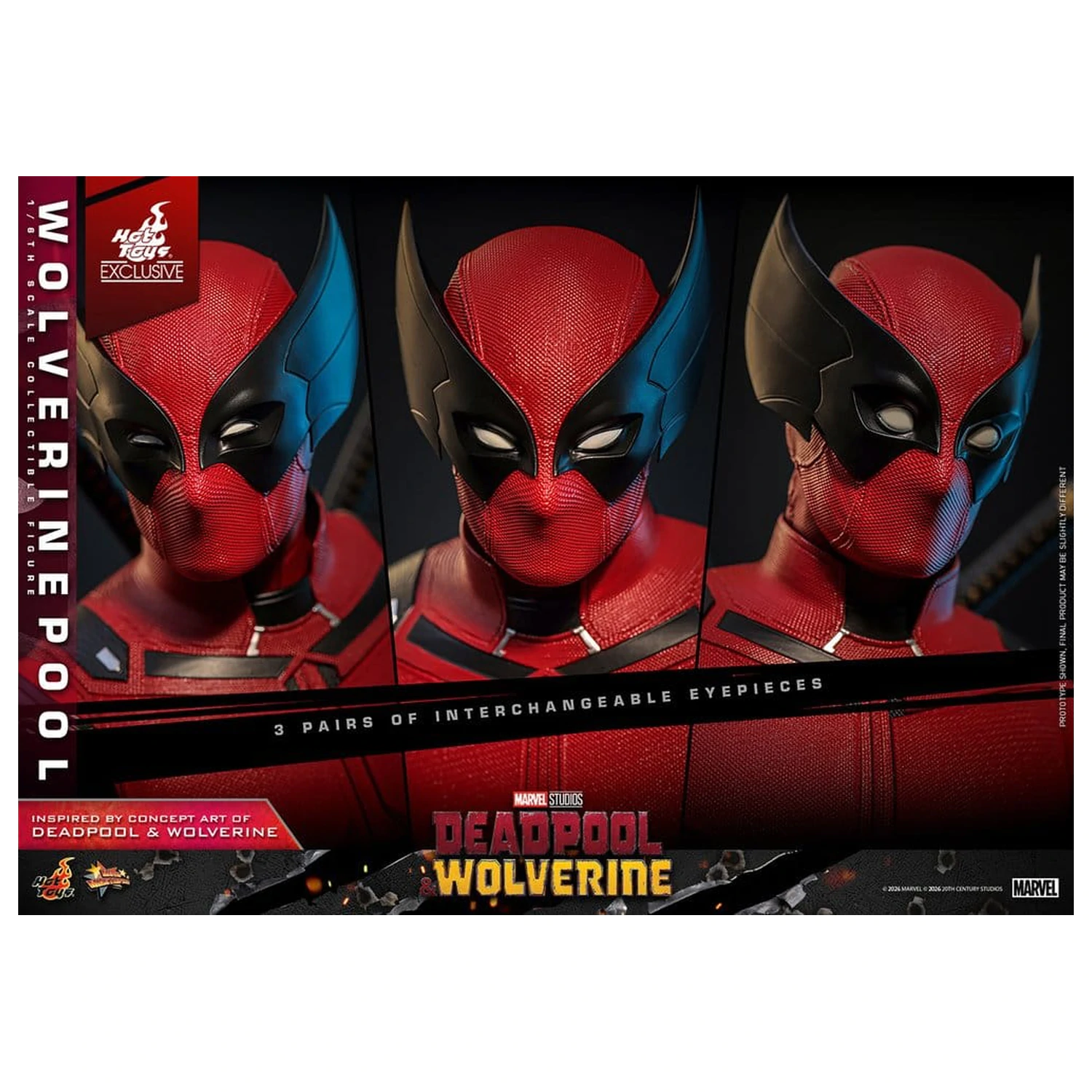 Deadpool & Wolverine Movie Masterpiece figurină de acțiune 1/6 Wolverinepool 31 cm poza produsului