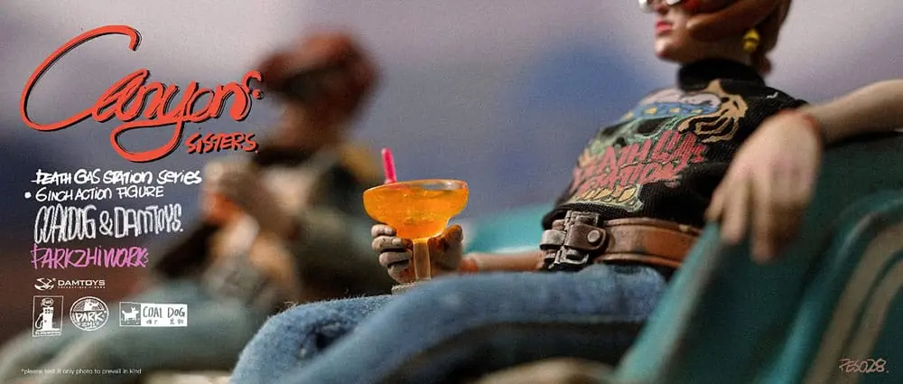 Figurine de acțiune Seria Death Gas Station Canyon Sisters: Mrs. T & Ms. L 15 cm poza produsului