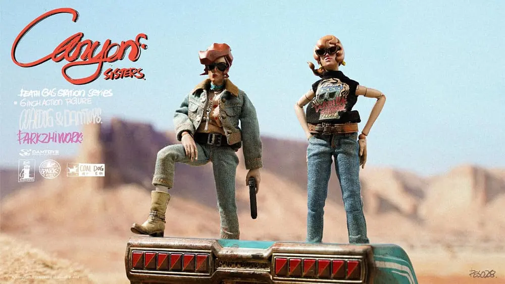 Figurine de acțiune Seria Death Gas Station Canyon Sisters: Mrs. T & Ms. L 15 cm poza produsului