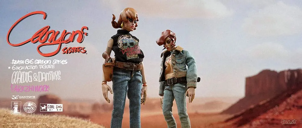 Figurine de acțiune Seria Death Gas Station Canyon Sisters: Mrs. T & Ms. L 15 cm poza produsului