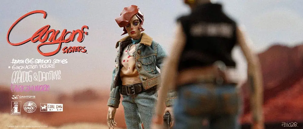 Figurine de acțiune Seria Death Gas Station Canyon Sisters: Mrs. T & Ms. L 15 cm poza produsului