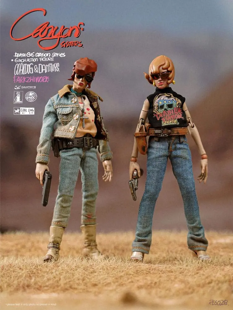 Figurine de acțiune Seria Death Gas Station Canyon Sisters: Mrs. T & Ms. L 15 cm poza produsului