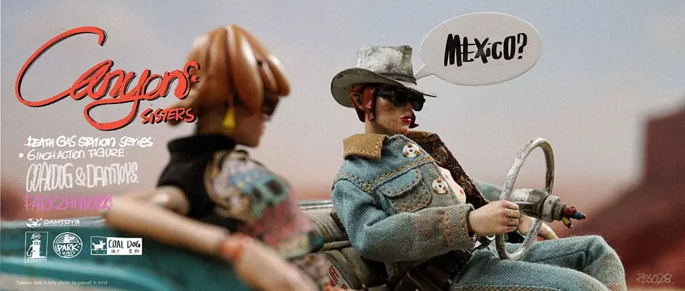 Figurine de acțiune Seria Death Gas Station Canyon Sisters: Mrs. T & Ms. L 15 cm poza produsului