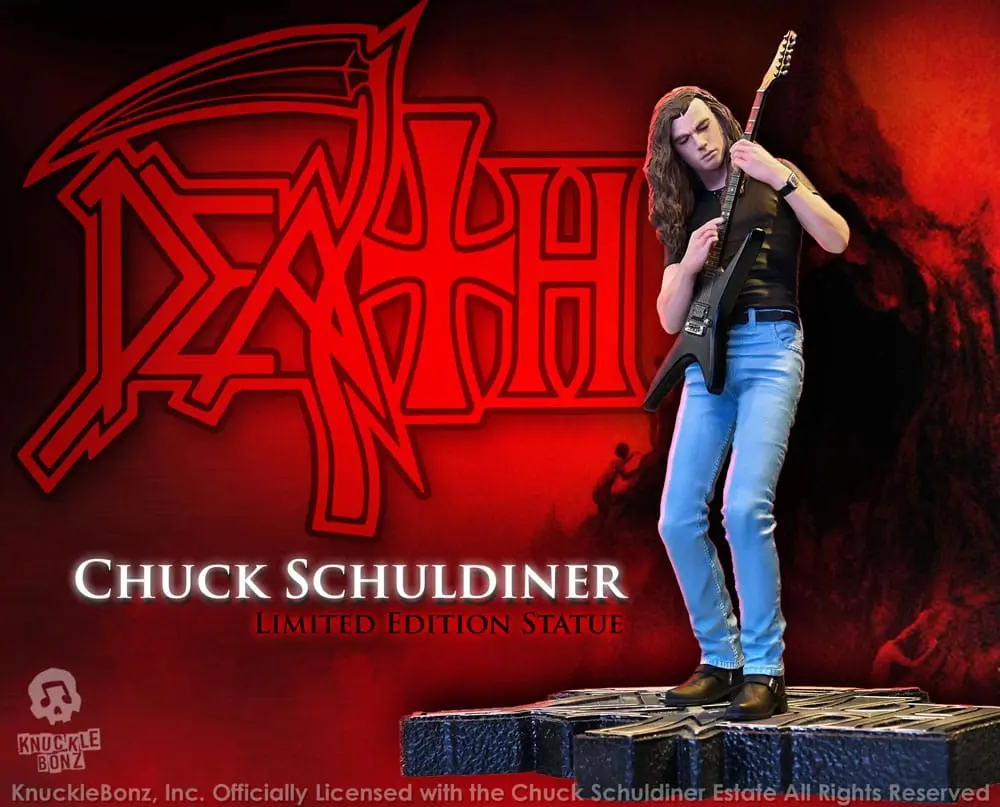 Death Rock Iconz Statuie Chuck Schuldiner 22 cm poza produsului