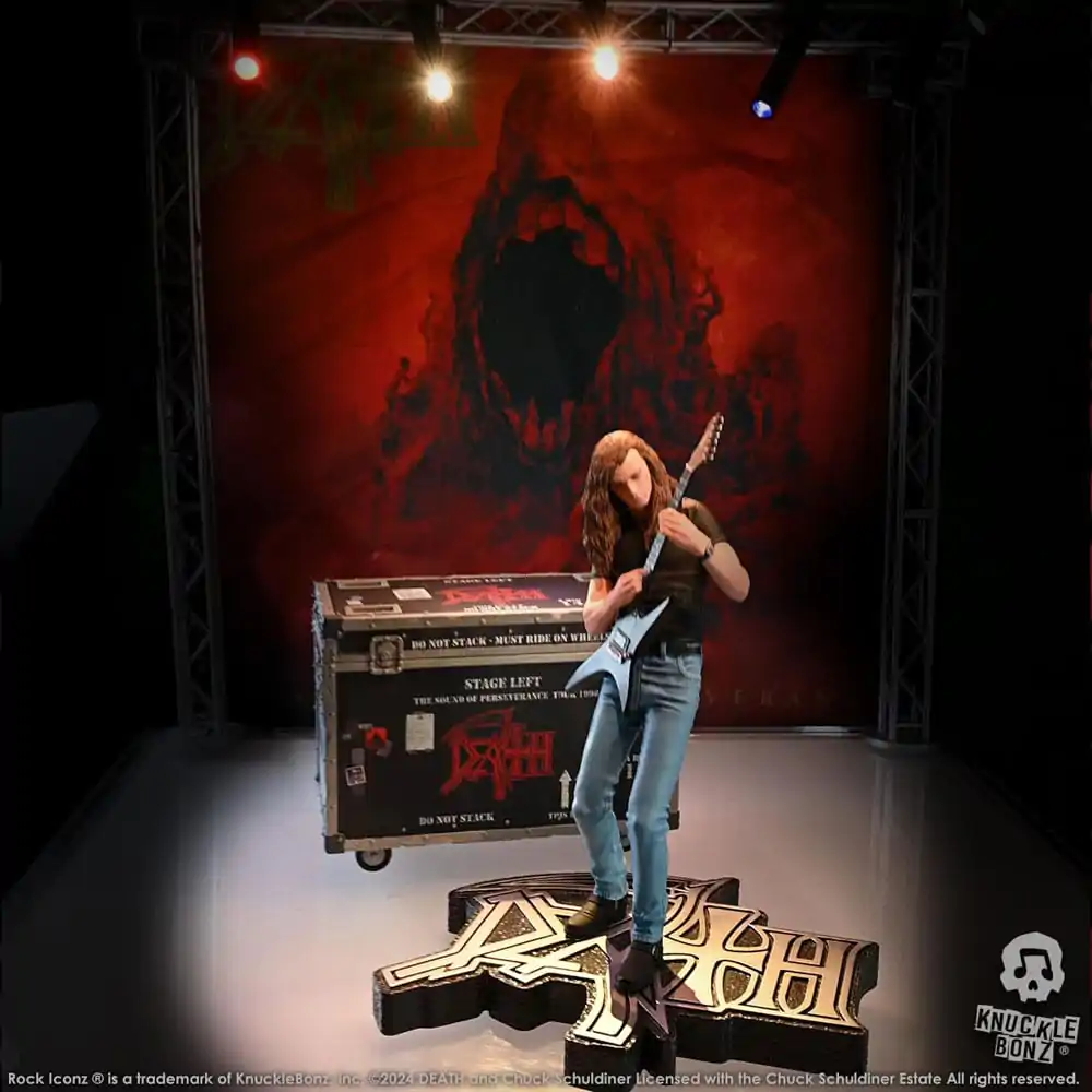 Statuie Road Case Death Rock Ikonz On Tour + Set fundal de scenă Turneul The Sound of Perseverance 1998 poza produsului