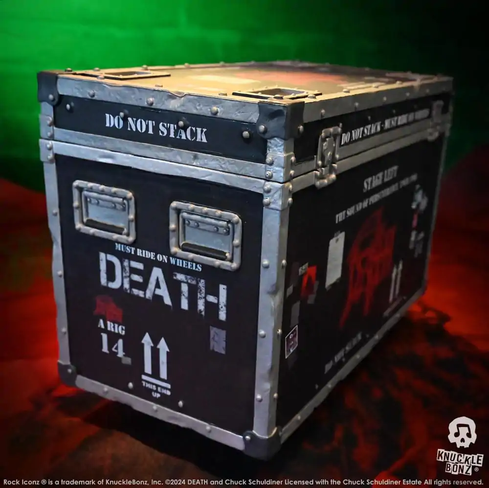 Statuie Road Case Death Rock Ikonz On Tour + Set fundal de scenă Turneul The Sound of Perseverance 1998 poza produsului