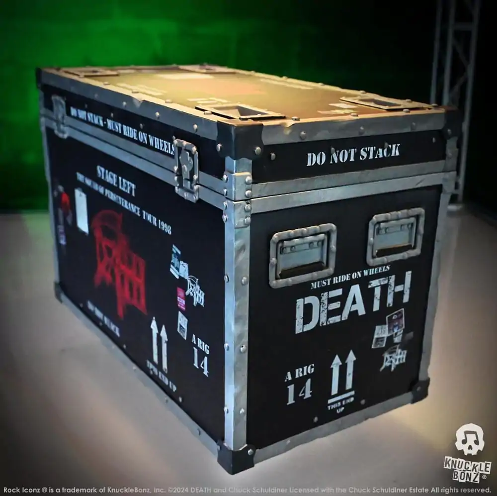 Statuie Road Case Death Rock Ikonz On Tour + Set fundal de scenă Turneul The Sound of Perseverance 1998 poza produsului