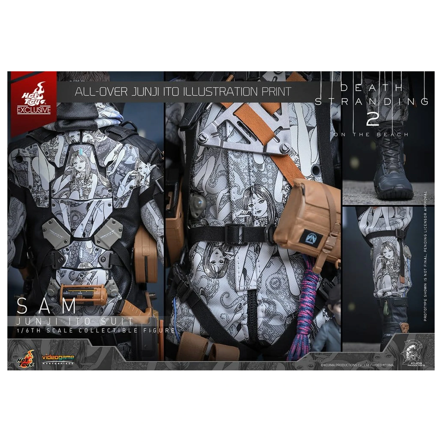 Death Stranding Figura de acțiune 1/6 Sam Porter Bridges (Junji Ito Suit) poza produsului