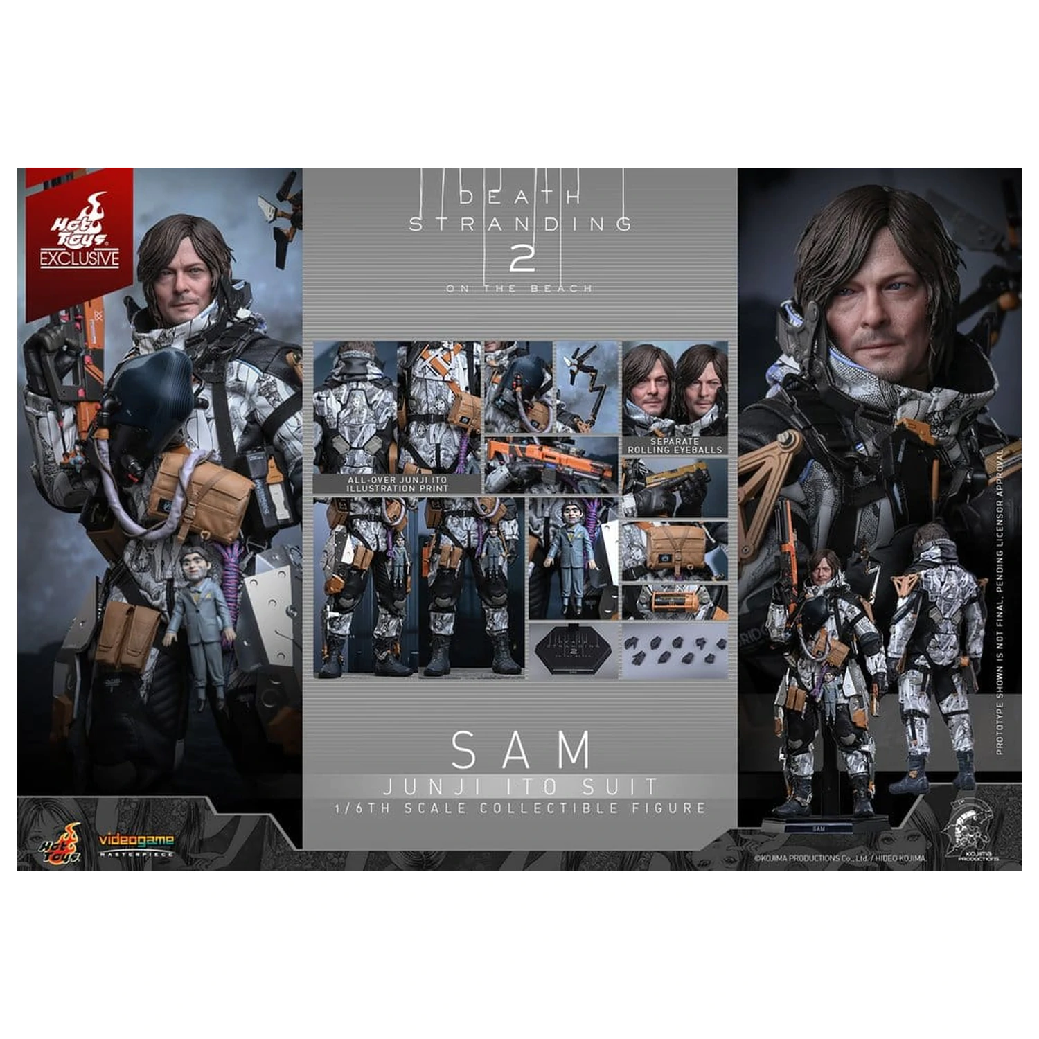 Death Stranding Figura de acțiune 1/6 Sam Porter Bridges (Junji Ito Suit) poza produsului