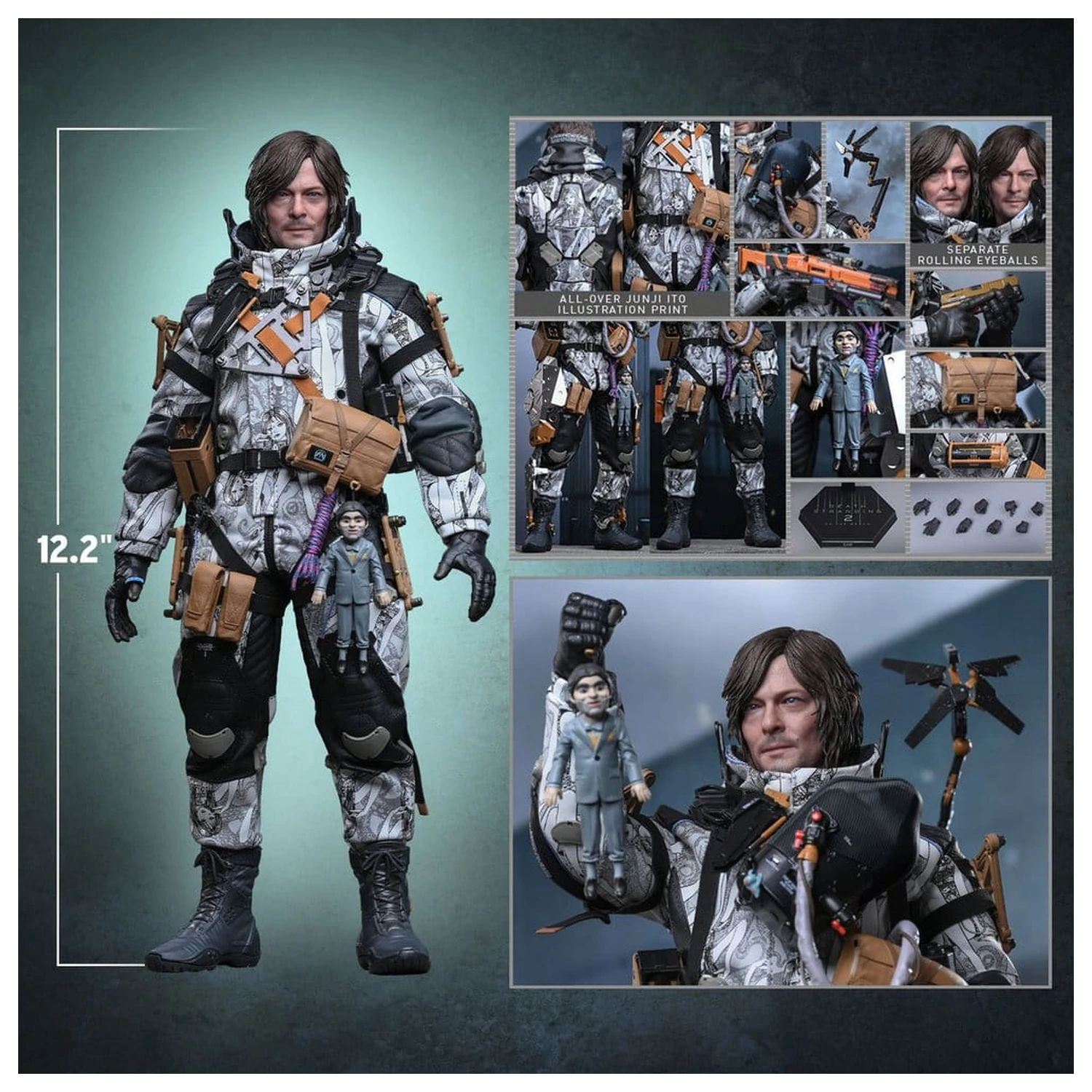 Death Stranding Figura de acțiune 1/6 Sam Porter Bridges (Junji Ito Suit) poza produsului