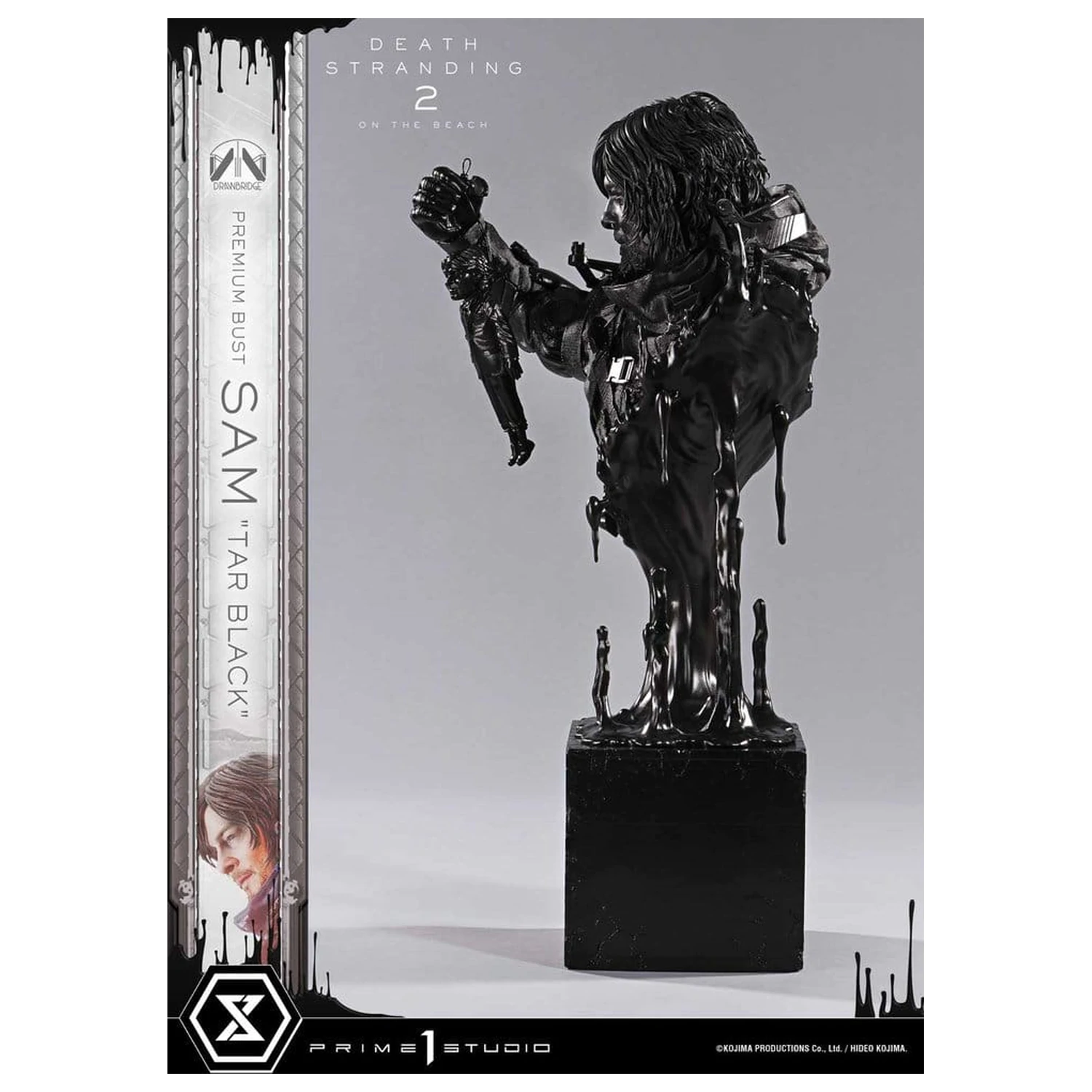 Death Stranding 2: On the Beach Bust Premium 1/3 Sam Tar Negru 44 cm poza produsului