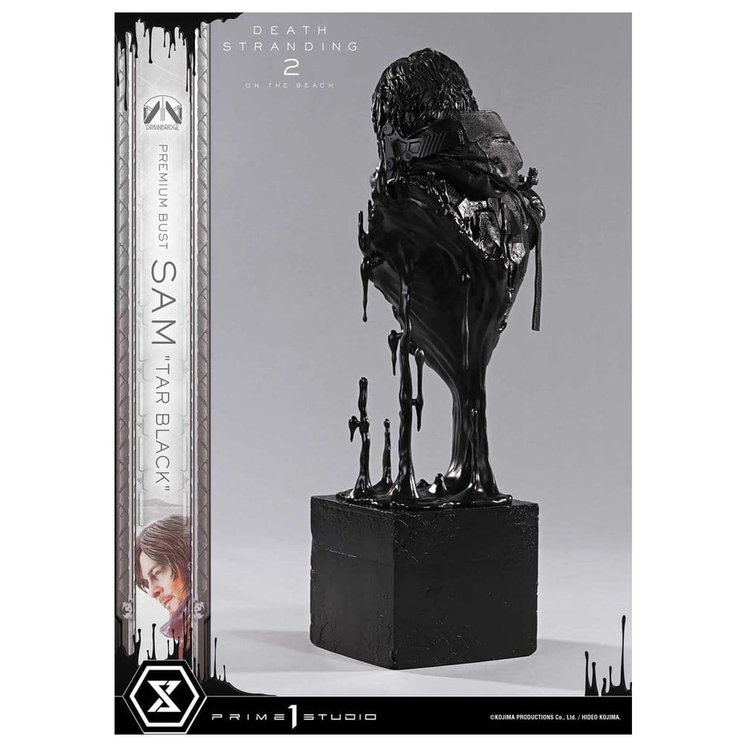 Death Stranding 2: On the Beach Bust Premium 1/3 Sam Tar Negru 44 cm poza produsului