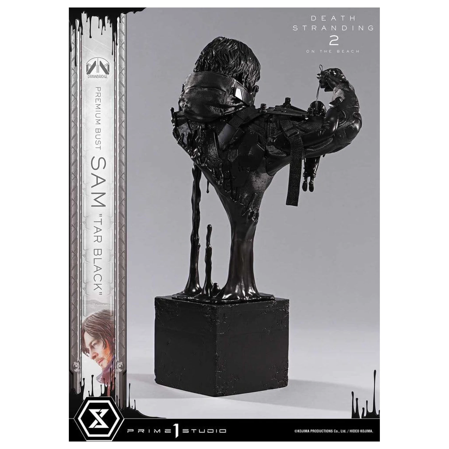 Death Stranding 2: On the Beach Bust Premium 1/3 Sam Tar Negru 44 cm poza produsului