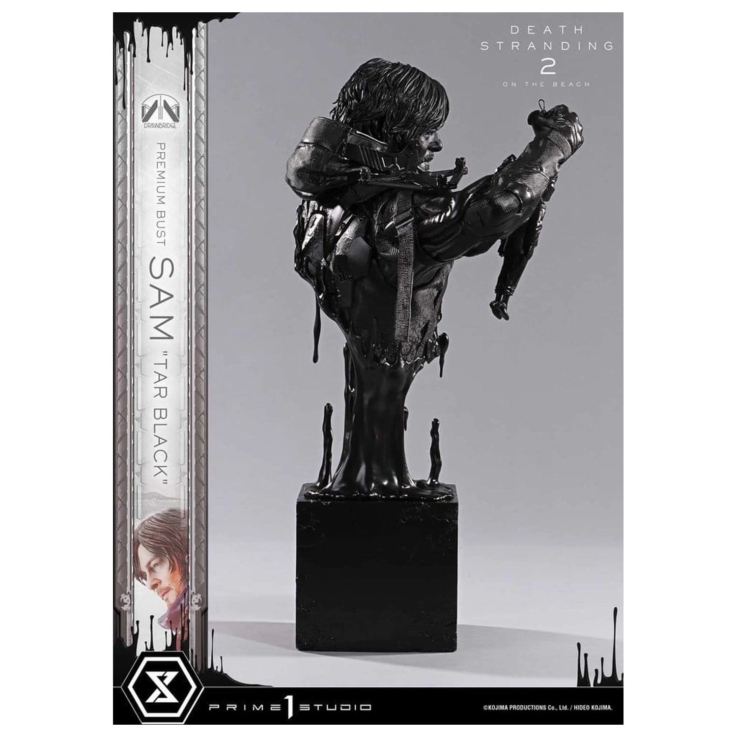 Death Stranding 2: On the Beach Bust Premium 1/3 Sam Tar Negru 44 cm poza produsului