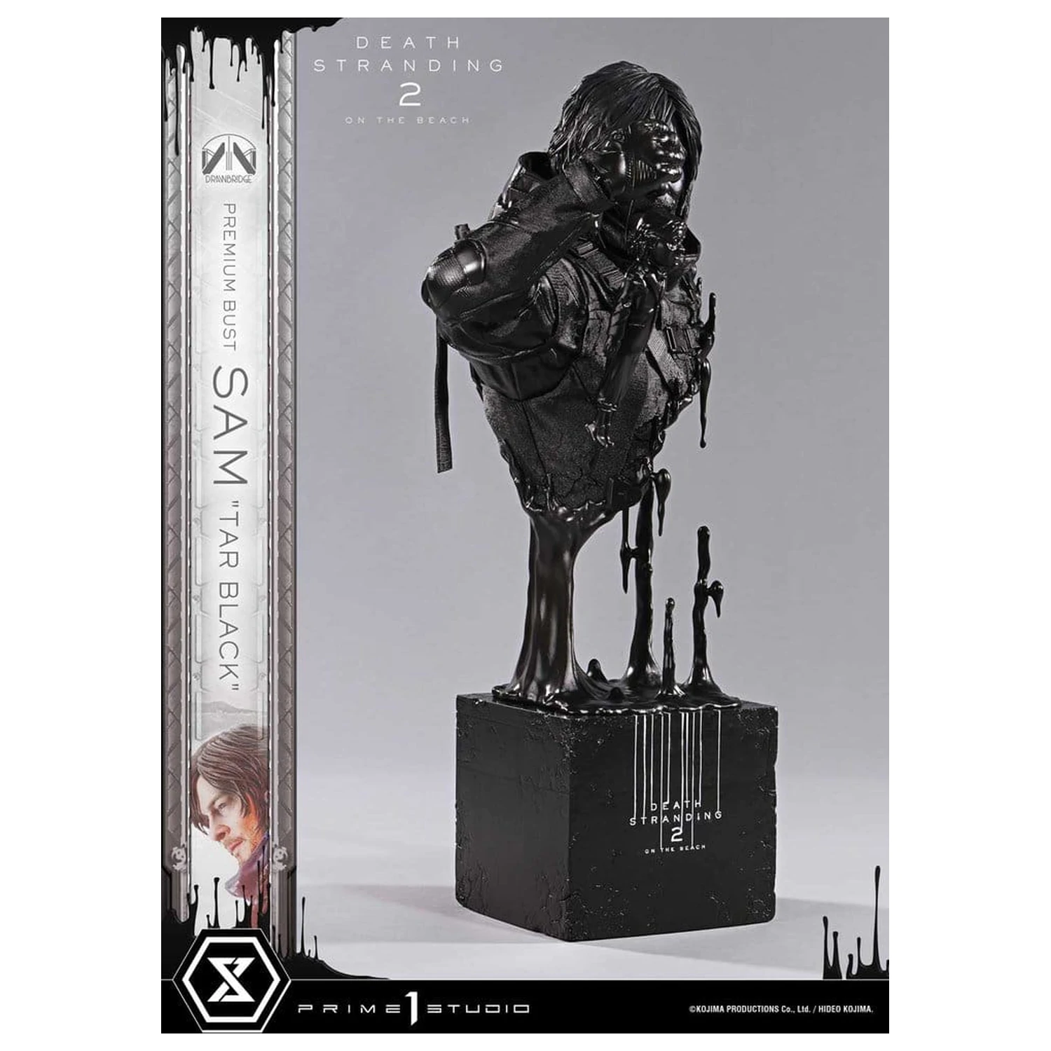 Death Stranding 2: On the Beach Bust Premium 1/3 Sam Tar Negru 44 cm poza produsului