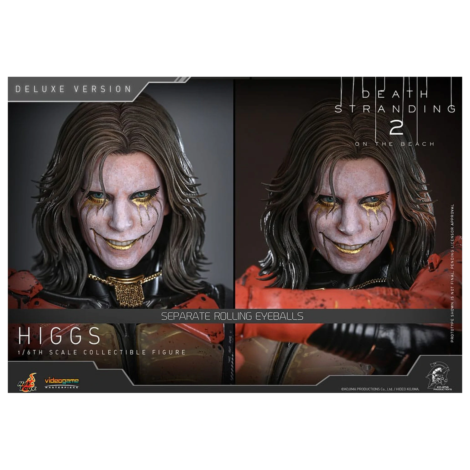 Death Stranding 2: On the Beach Videogame Masterpiece Action Figure 1/6 Higgs (Deluxe Version) 33 cm poza produsului