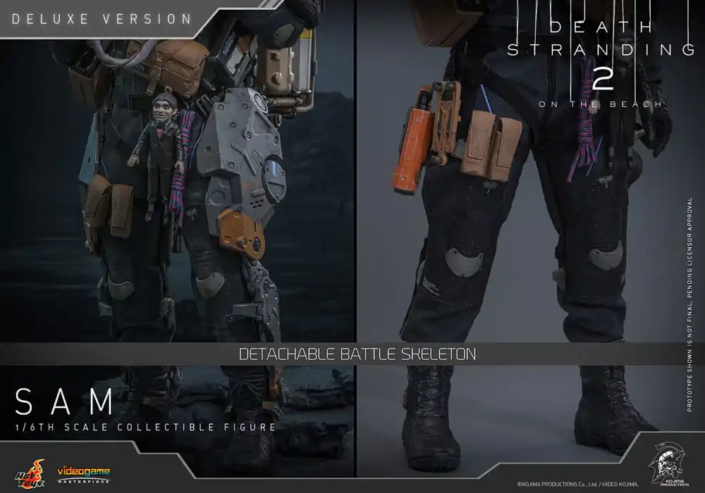 Death Stranding 2: On the Beach Videogame Masterpiece figurina de actiune 1/6 Sam (Deluxe Version) 31 cm poza produsului