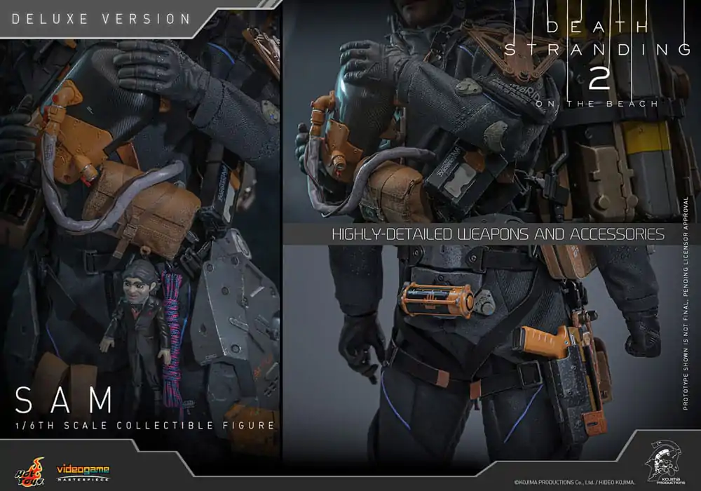 Death Stranding 2: On the Beach Videogame Masterpiece figurina de actiune 1/6 Sam (Deluxe Version) 31 cm poza produsului