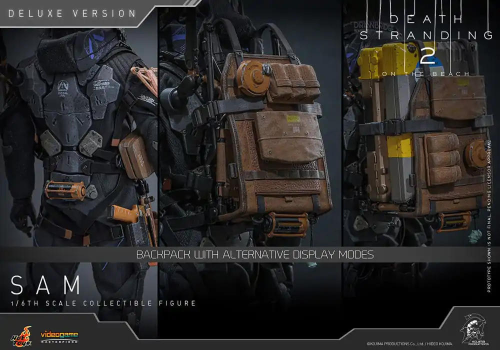 Death Stranding 2: On the Beach Videogame Masterpiece figurina de actiune 1/6 Sam (Deluxe Version) 31 cm poza produsului