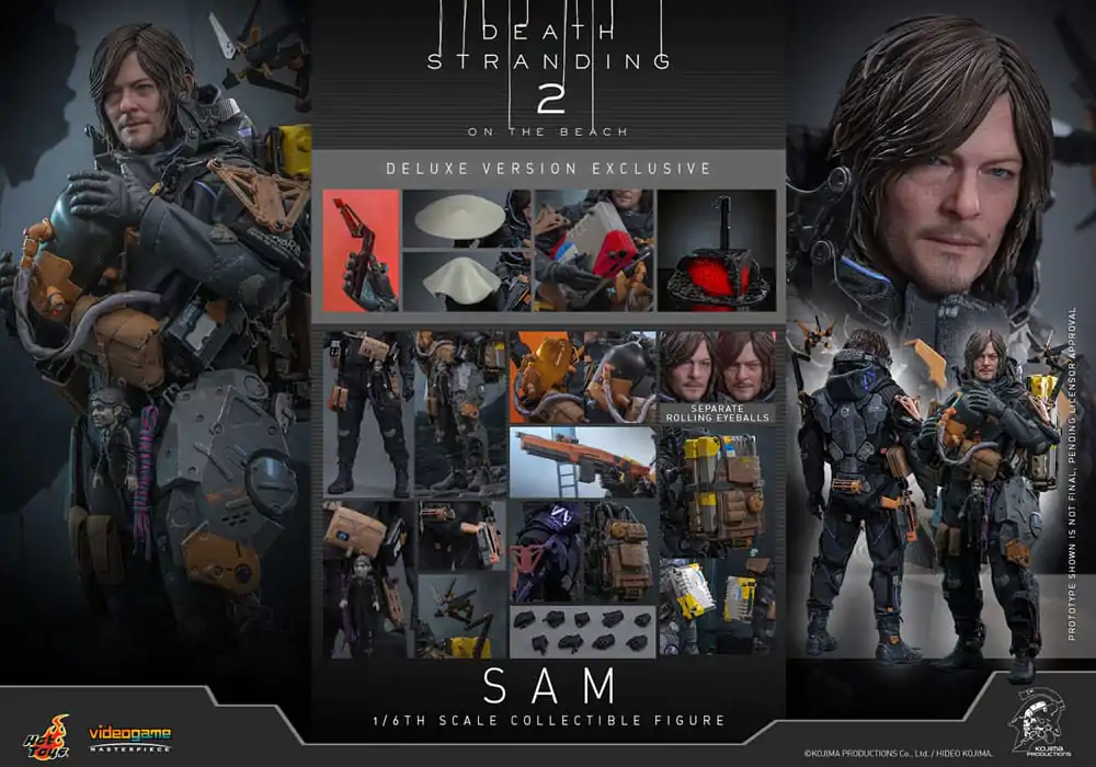 Death Stranding 2: On the Beach Videogame Masterpiece figurina de actiune 1/6 Sam (Deluxe Version) 31 cm poza produsului