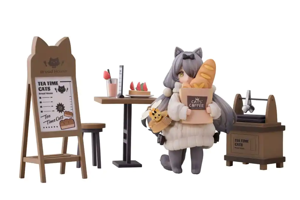 Decorated Life Collection Statuie PVC Pisici la Ceai - Personal & Client Brutărie Cat Town Set 12 cm poza produsului
