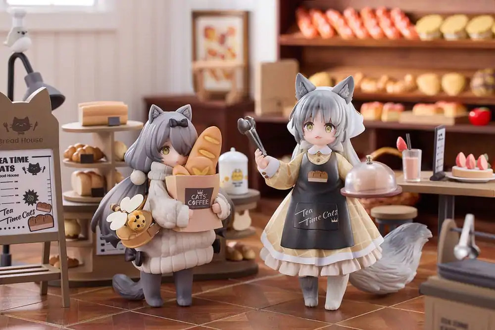 Decorated Life Collection Statuie PVC Pisici la Ceai - Personal & Client Brutărie Cat Town Set 12 cm poza produsului