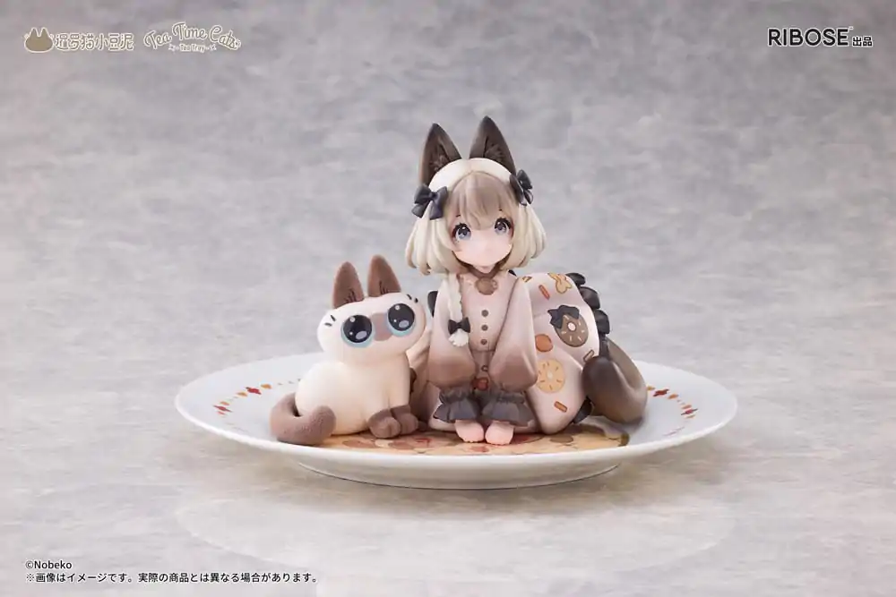 Decorated Life Collection Statuie PVC Tea Time Cats x Siamese Cat Azuki-san Colaborare de prietenie Set Exclusiv 18 cm poza produsului