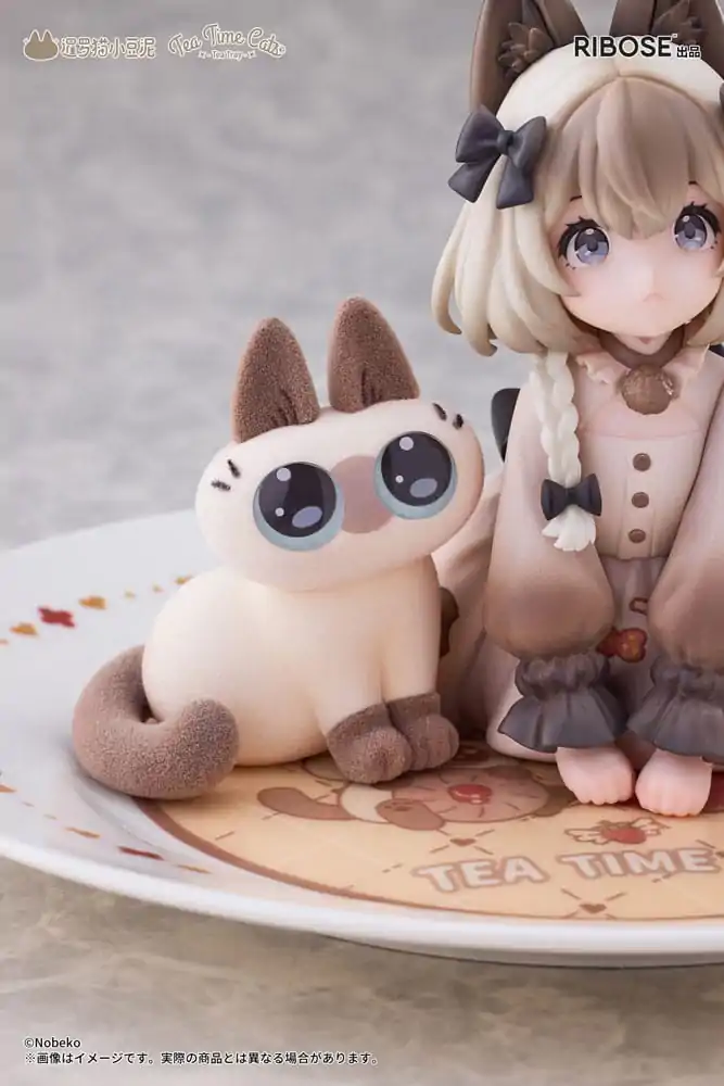 Decorated Life Collection Statuie PVC Tea Time Cats x Siamese Cat Azuki-san Colaborare de prietenie Set Exclusiv 18 cm poza produsului