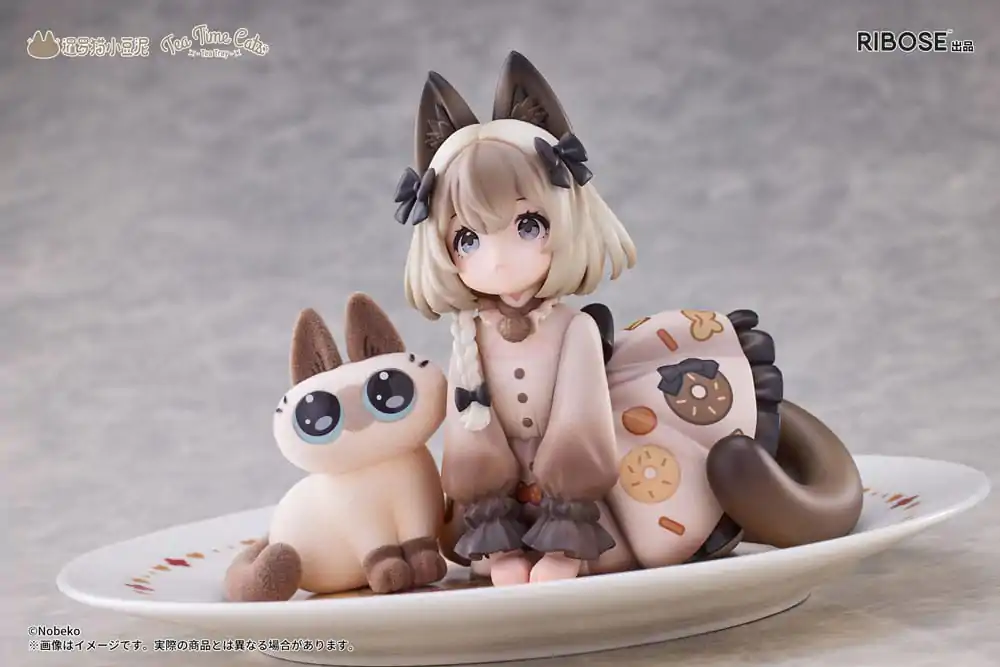 Decorated Life Collection Statuie PVC Tea Time Cats x Siamese Cat Azuki-san Colaborare de prietenie Set Exclusiv 18 cm poza produsului