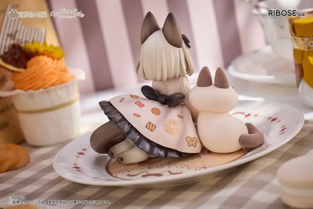 Decorated Life Collection Statuie PVC Tea Time Cats x Siamese Cat Azuki-san Colaborare de prietenie Set Exclusiv 18 cm poza produsului