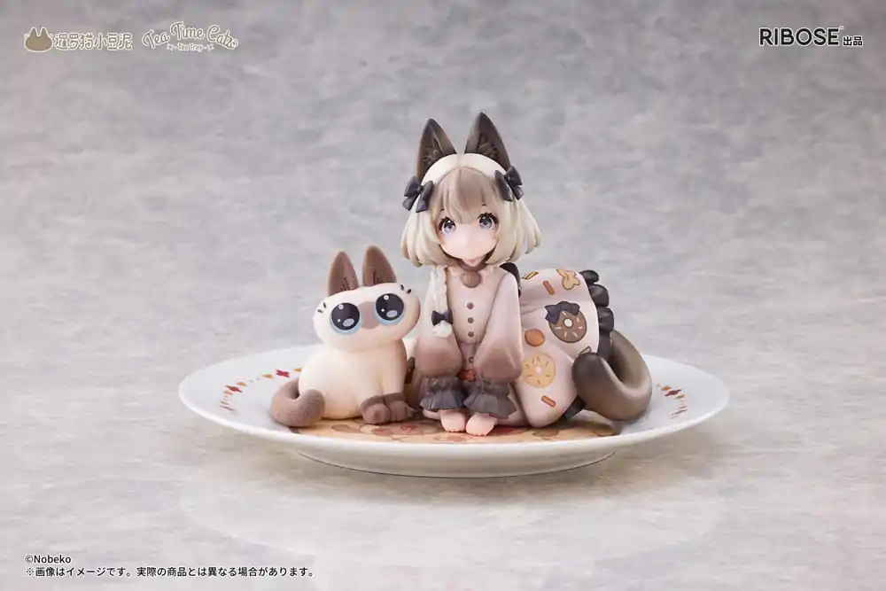 Decorated Life Collection Statuie PVC Tea Time Cats x Siamese Cat Azuki-san Colaborare de prietenie Set Exclusiv 18 cm poza produsului