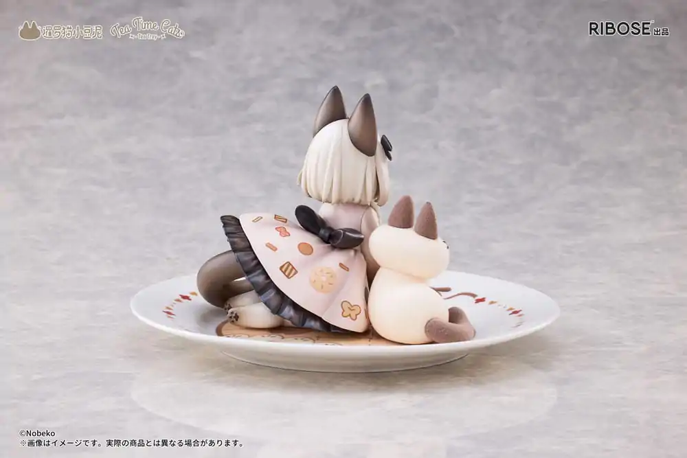 Decorated Life Collection Statuie PVC Tea Time Cats x Siamese Cat Azuki-san Colaborare de prietenie Set Exclusiv 18 cm poza produsului