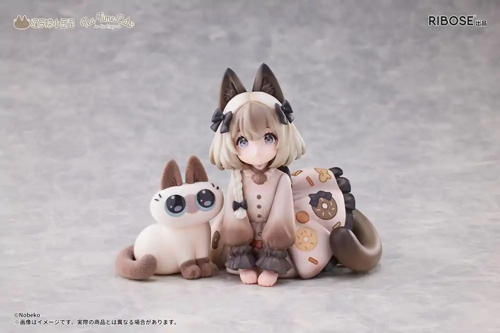 Decorated Life Collection Statuie PVC Tea Time Cats x Siamese Cat Azuki-san Colaborare de prietenie Set Exclusiv 18 cm poza produsului