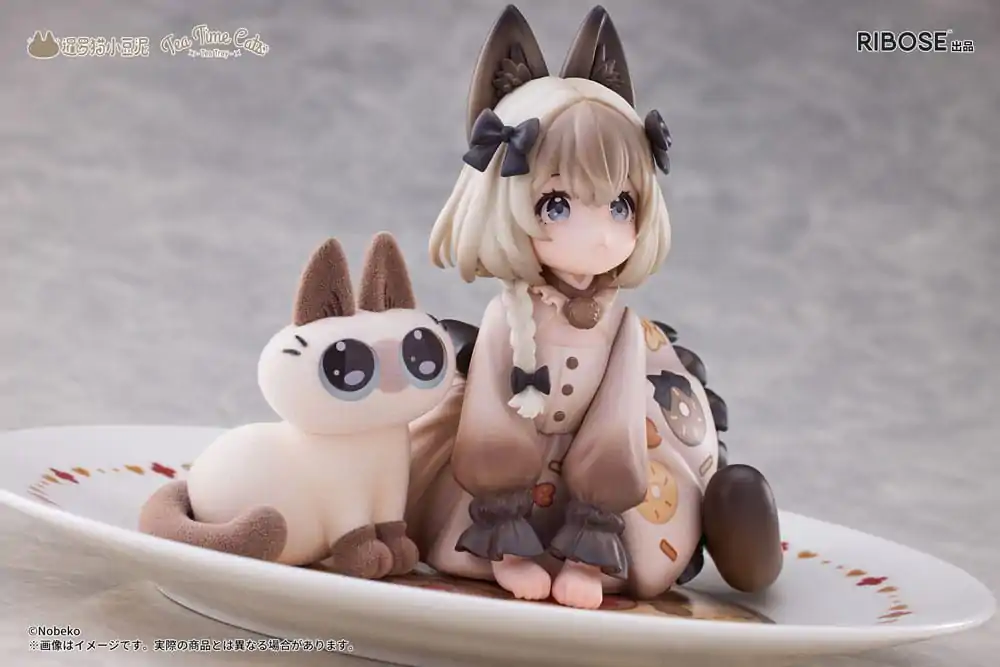 Decorated Life Collection Statuie PVC Tea Time Cats x Siamese Cat Azuki-san Colaborare de prietenie Set Exclusiv 18 cm poza produsului