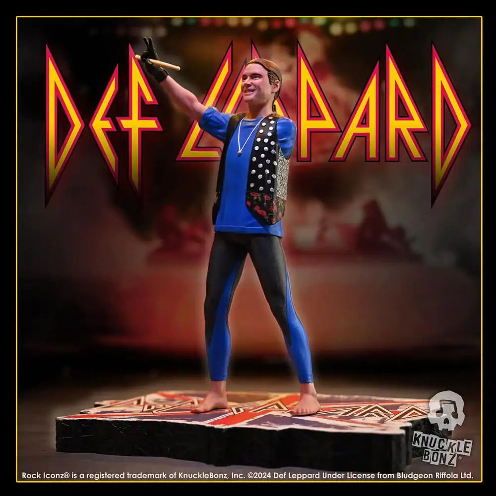 Def Leppard Rock Iconz Statuie Rick Allen 24 cm poza produsului