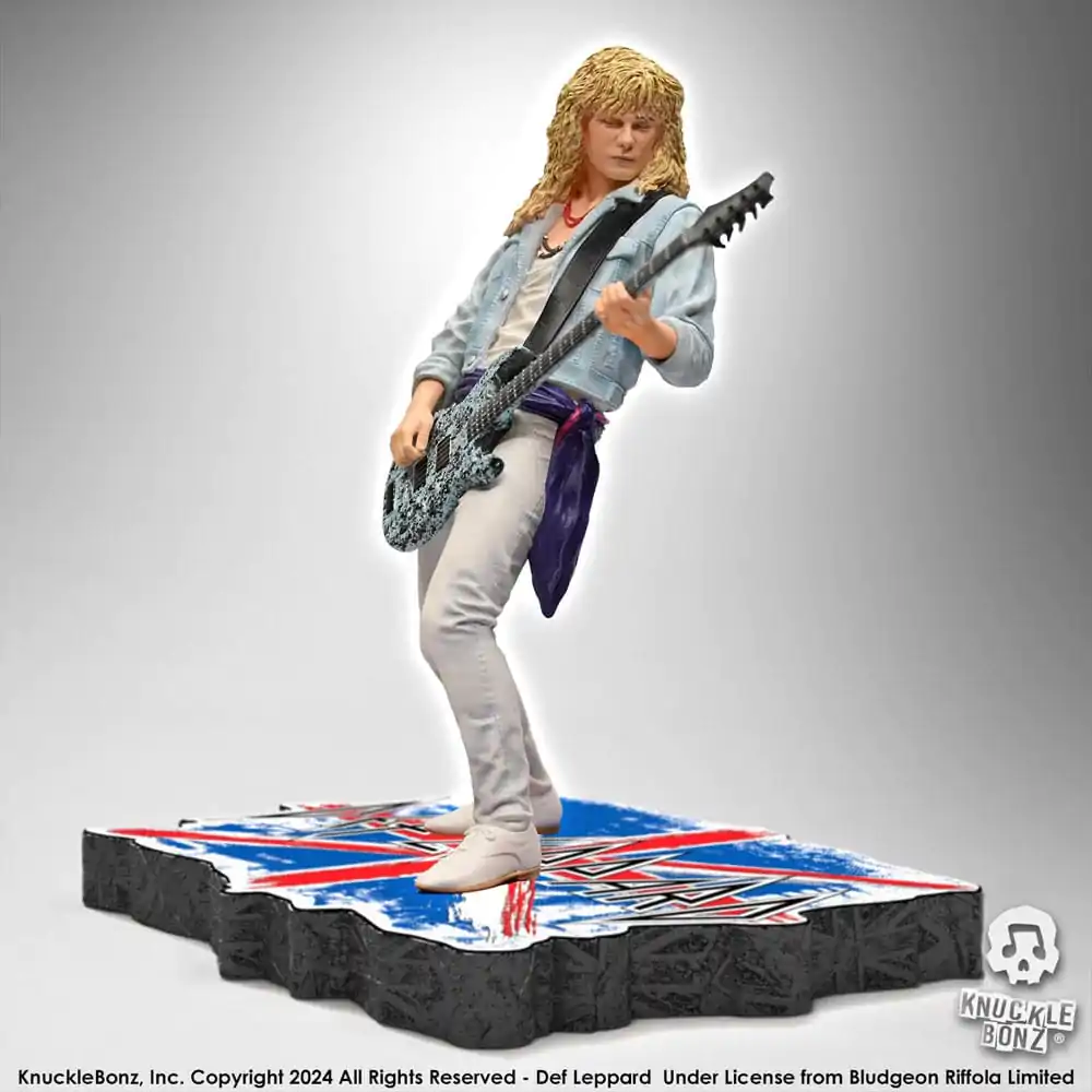 Def Leppard Rock Iconz Statuie Rick Savage 24 cm poza produsului