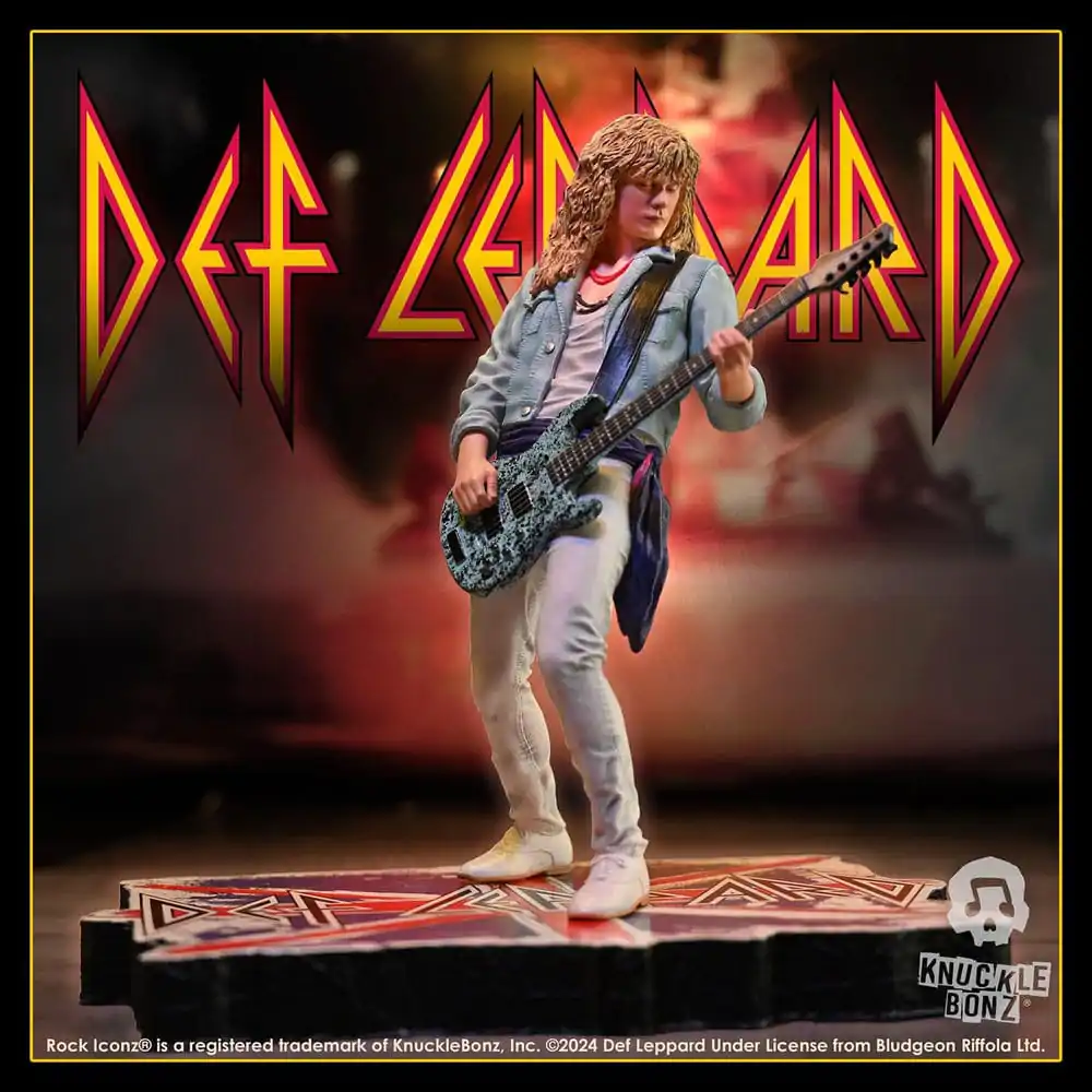 Def Leppard Rock Iconz Statuie Rick Savage 24 cm poza produsului