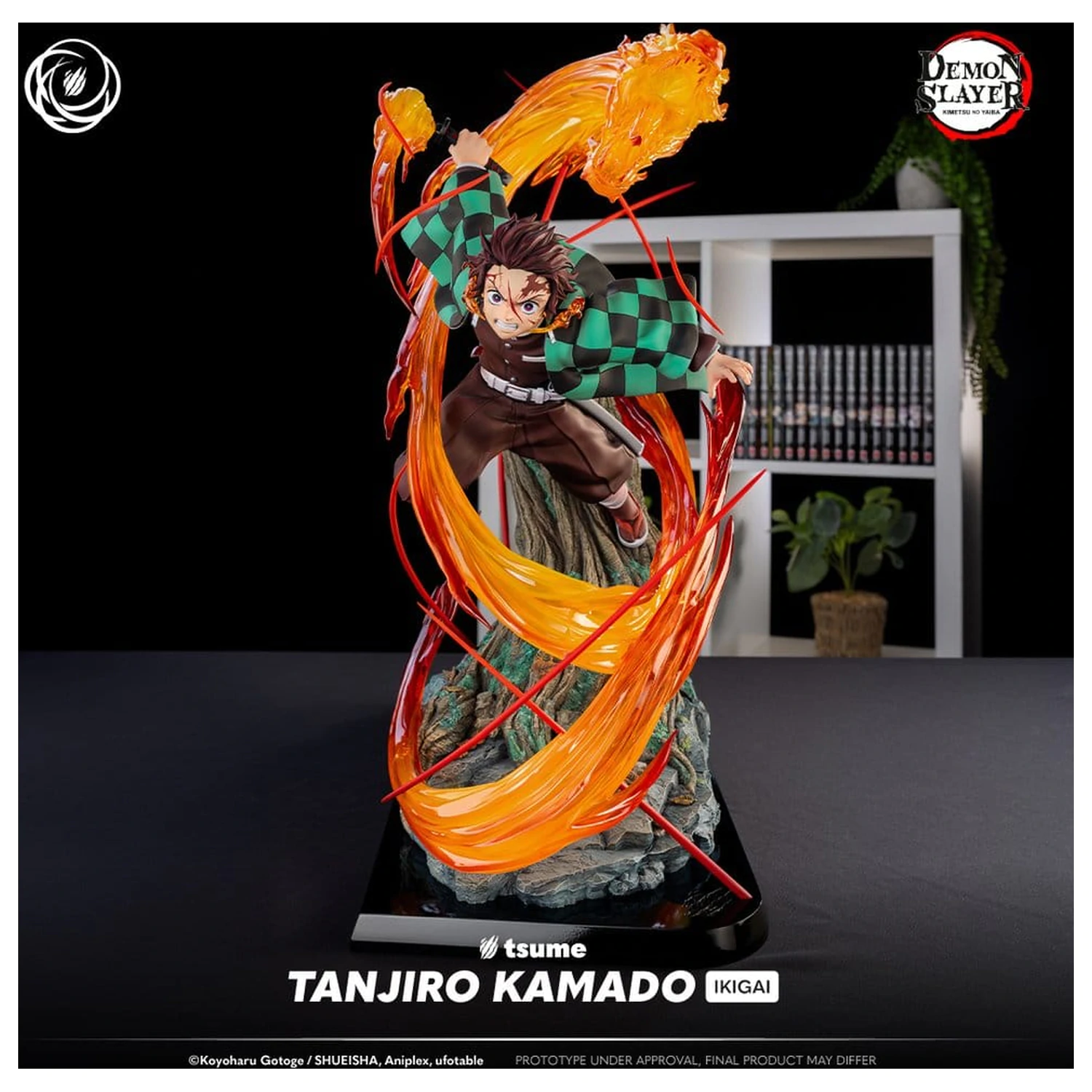 Demon Slayer figurina IKIGAI 1/6 Tanjiro Kamado 44 cm poza produsului