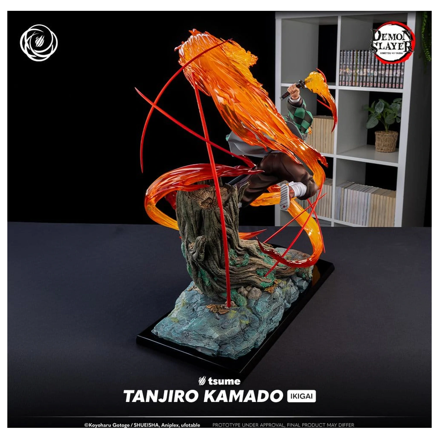 Demon Slayer figurina IKIGAI 1/6 Tanjiro Kamado 44 cm poza produsului