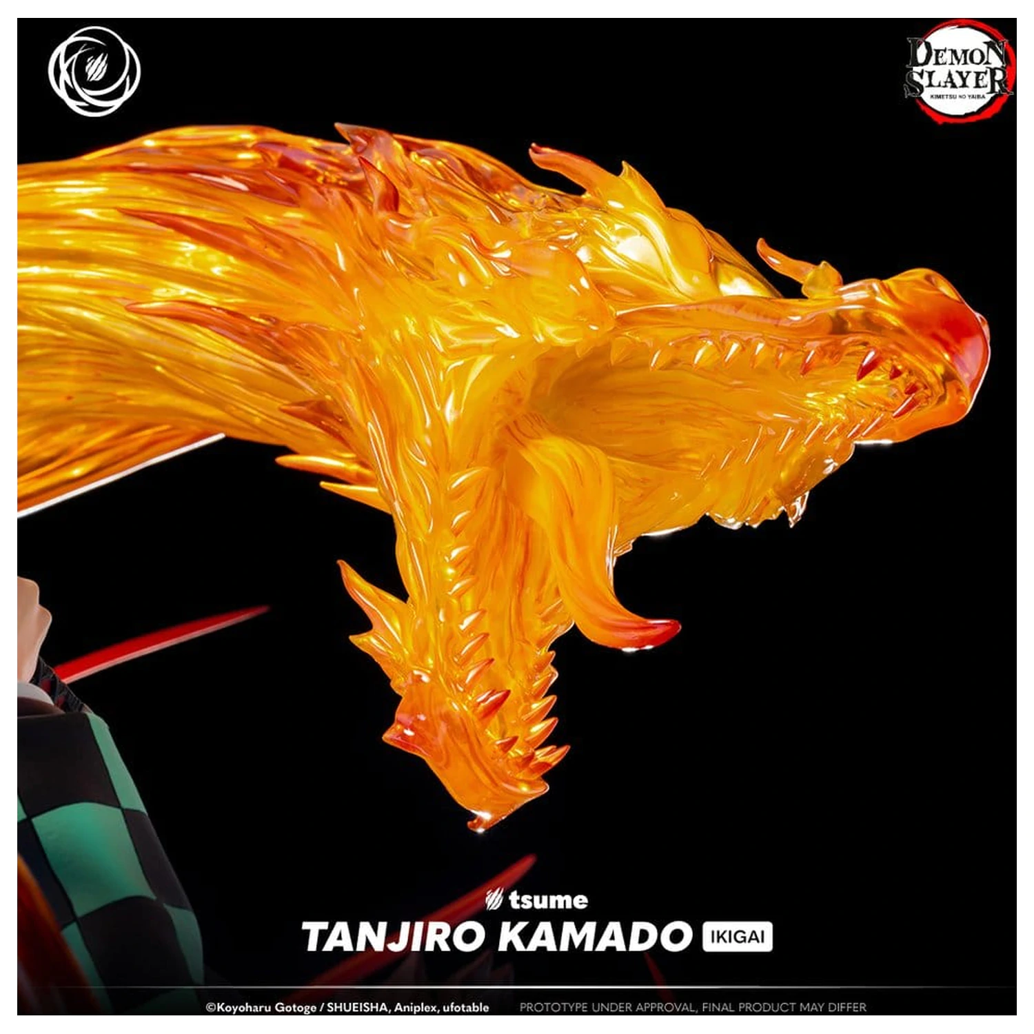 Demon Slayer figurina IKIGAI 1/6 Tanjiro Kamado 44 cm poza produsului