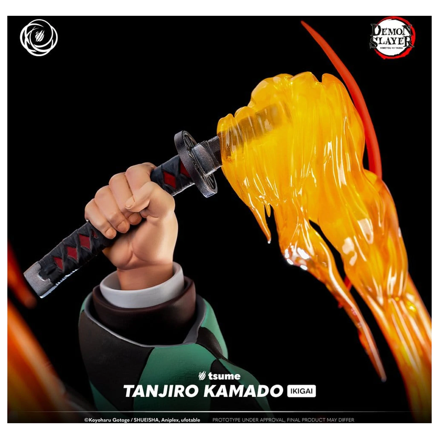 Demon Slayer figurina IKIGAI 1/6 Tanjiro Kamado 44 cm poza produsului