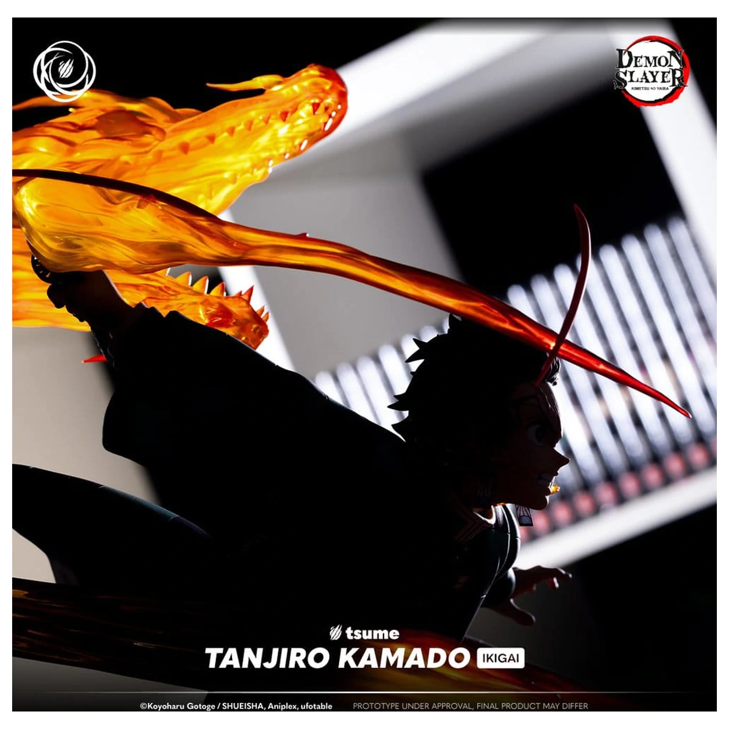 Demon Slayer figurina IKIGAI 1/6 Tanjiro Kamado 44 cm poza produsului