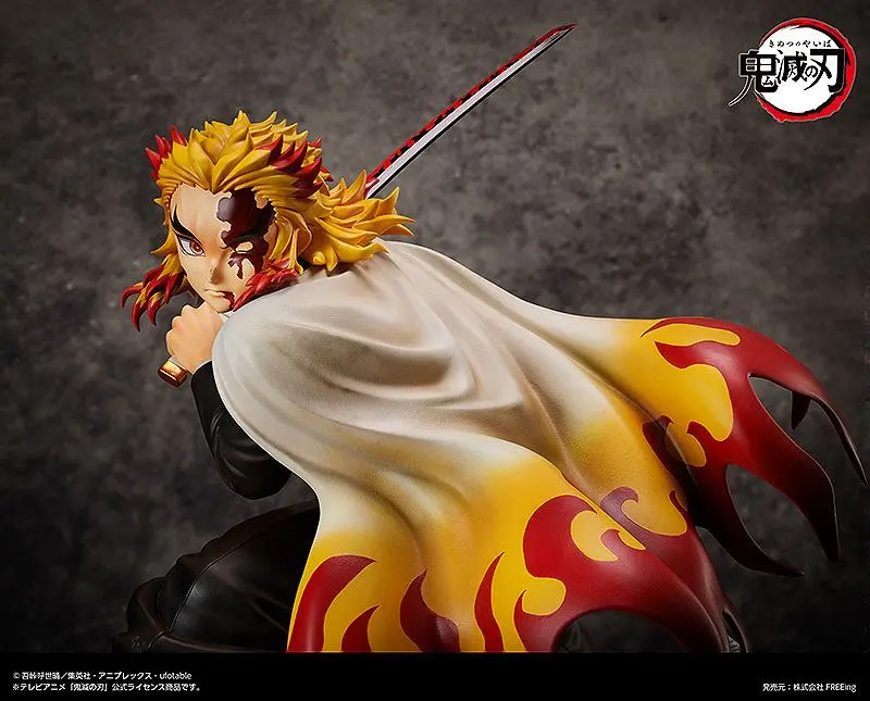 Statuie Demon Slayer: Kimetsu no Yaiba 1/4 Kyojuro Rengoku 42 cm poza produsului