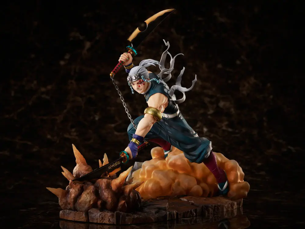 Demon Slayer: Kimetsu no Yaiba Statuie 1/8 Tengen Uzui 28 cm poza produsului