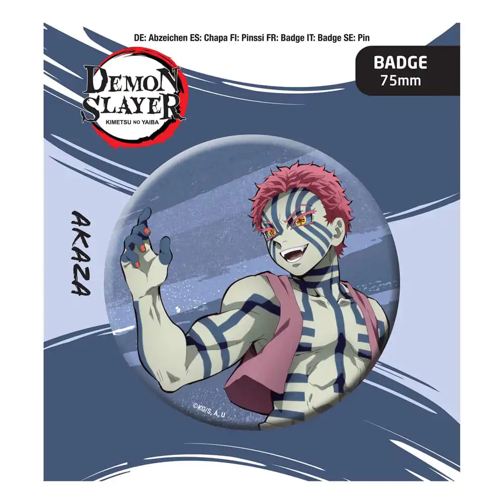 Demon Slayer: Kimetsu no Yaiba Pin Insignă Akaza poza produsului