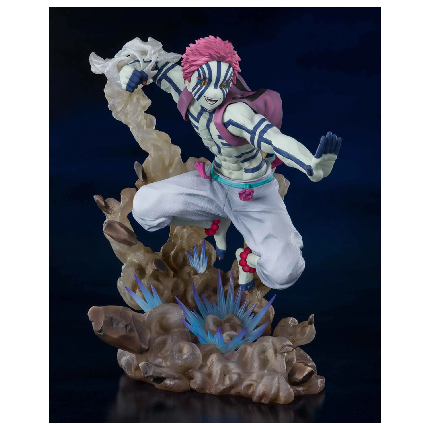 Demon Slayer Kimetsu No Yaiba Akaza Upper Three S.H. Figurarts figurina 17 cm poza produsului