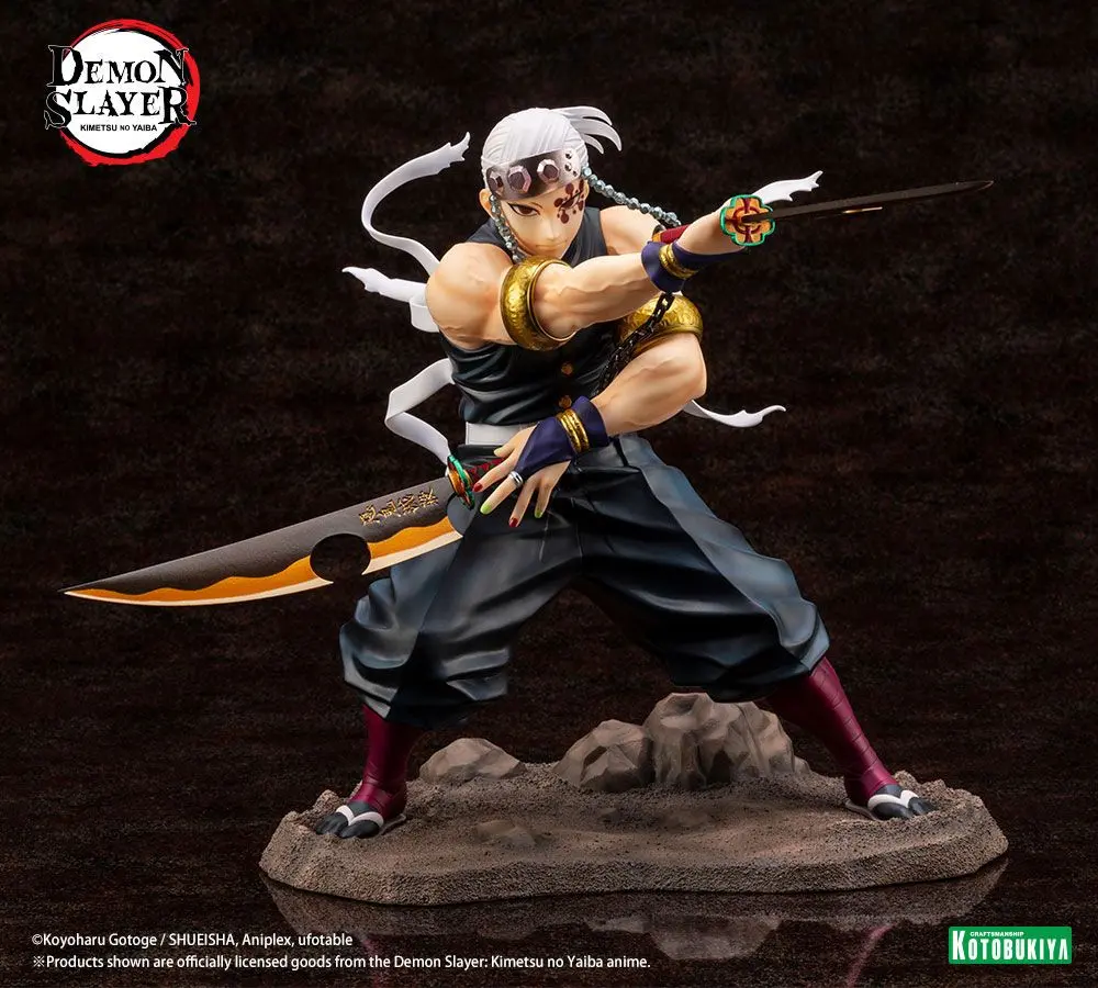 Demon Slayer: Kimetsu no Yaiba Statuie ARTFXJ 1/8 Tengen Uzui Ediție Regulară 23 cm poza produsului