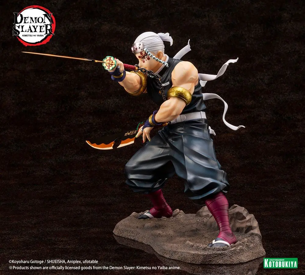 Demon Slayer: Kimetsu no Yaiba Statuie ARTFXJ 1/8 Tengen Uzui Ediție Regulară 23 cm poza produsului